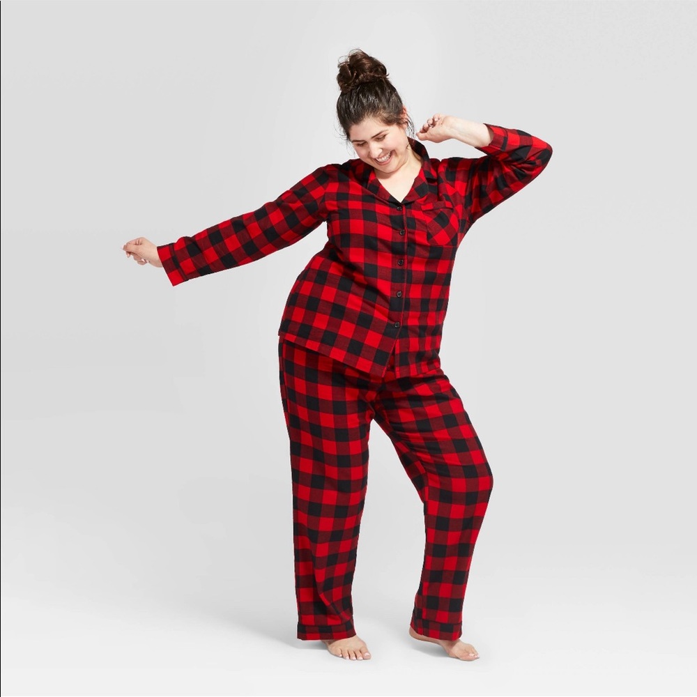 Buffalo plaid pjs